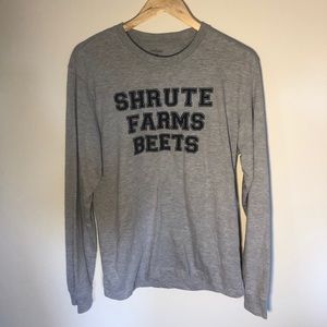 Schrute Farm Beets Long Sleeve Tee from The Office